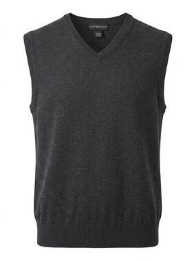 Croft & Barrow Charcoal Gray V-Neck Sweater Vest - Size Large